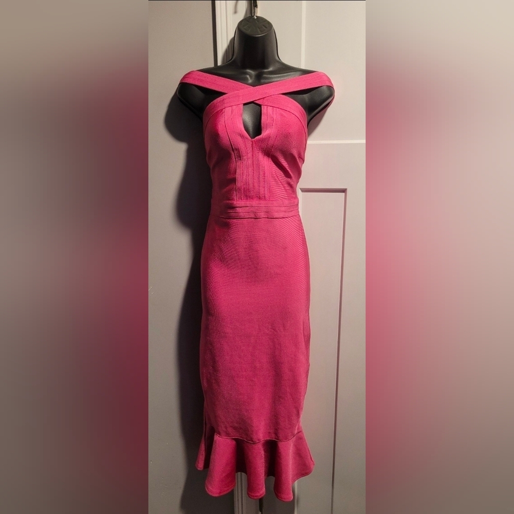 WOW Couture Strapless Pink Dress